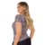 Kit 2 Blusinhas Femininas Suede Curtas Estampadas - comprar online