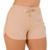 Short Feminino de Malha Canelada Ajustável Cores - comprar online