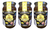 Pack 3 Miel Monte Austral De Abejas Frasco Vidrio x500Gr. Patagonia.