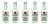 Combo X 5 Miniatura Ron Bacardi Blanco X50cc