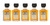 Combo X5 Miniatura Licor Disaronno X50cc
