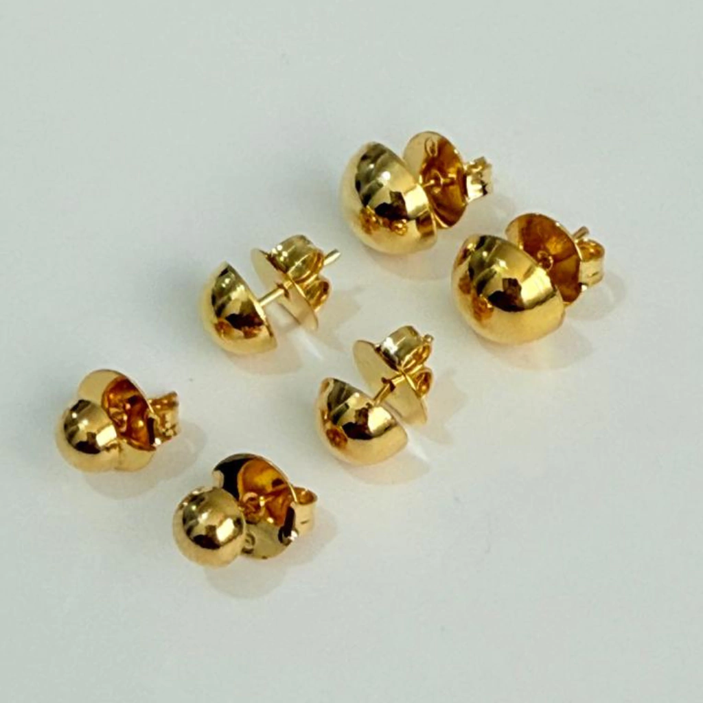 Trio de brincos Begônia