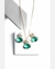Conjunto Pérola Shell Banhado no Ouro 18k