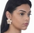 Brinco Maxi Flor Esmaltado Marfim Perolado - loja online