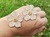 Brinco Maxi Flor Esmaltado Marfim Perolado - comprar online