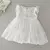 2025 novo verão da criança do bebê menina batismo vestido de renda branca mal - loja online