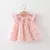 Vestido de bebê algodão, bordado flor, confortável e colorido. - Malu Baby
