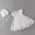 2025 novo verão da criança do bebê menina batismo vestido de renda branca mal - loja online