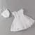 2025 novo verão da criança do bebê menina batismo vestido de renda branca mal - Malu Baby