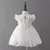 Imagem do 2025 novo verão da criança do bebê menina batismo vestido de renda branca mal