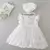 Imagem do 2025 novo verão da criança do bebê menina batismo vestido de renda branca mal