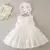 2025 novo verão da criança do bebê menina batismo vestido de renda branca mal na internet