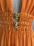 Vestido Longo Laranja com Degradê de Pôr do Sol na Barra - comprar online
