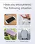 Mini GPS Tracker com Bluetooth 5.0, Dispositivo Anti-Lost, Pet, Crianças, Bolsa