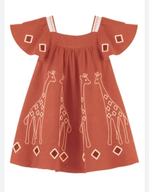 Vestido marrom nanai