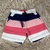 Short listrado