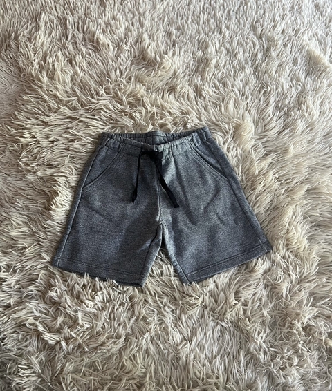 Short Moletinho cinza