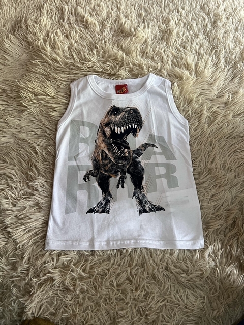 Camiseta branca Dino - comprar online