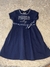 Vestido azul escuro milon