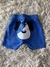Short azul estampado atrás kyly - comprar online