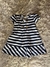Vestido azul listrado milon - comprar online