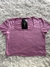 Blusa cropped lunender