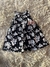 Vestido preto estampado
