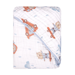 MANTA SOFT FRALDA - URSO CARRINHO - Bebê Love