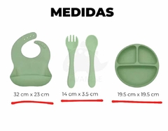 KIT REFEIÇÃO PARA BEBÊ - 4 PEÇAS - loja online