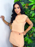 Blusa Lidia em Alfaiataria Regata Cropped com Detalhes em Botões | Thays Balla - Thays Balla