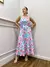 Vestido Bubu Estampado com Alça Regulável - Acompanha Cinto | Thays Balla - Thays Balla