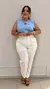 Blusa Renata Regata com Detalhe Entrelaço | Thays Balla - loja online
