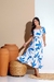 Vestido Francesa Midi Três Marias com Lástex | Thays Balla na internet