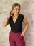 Blusa Laza Regata Transpassada | Thays Balla na internet