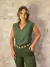 Blusa Laza Regata Transpassada | Thays Balla - comprar online