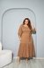 Vestido Meriene Midi com Manga Bufante | Thays Balla