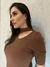 Vestido Malaine Longuete Canelado com Detalhe Vazado e Fendas Laterais | Thays Balla - loja online