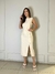 Vestido Ebesui em Linho Midi com Fenda Frontal e Detalhes em Botões | Thays Balla