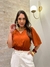 Blusa Betina Cropped com Lástex e Mangas 3/4 | Thays Balla - comprar online