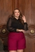 Camisa Chiffon com Mangas Bufantes | Thays Balla - loja online