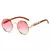 Óculos de sol gradiente redondo em metal, com frete grátis. Óculos de sol masculino e feminino com estilo, unindo lentes gradiente a um design redondo elegante em metal sofisticado.
