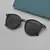 Óculos de sol polarizados redondos em acetato e titânio, com frete grátis. Óculos de sol feminino e masculino com estilo, unindo proteção polarizado a um design redondo sofisticado em acetato e titânio.