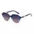 Óculos de sol polarizado oval em acetato e metal, com frete grátis. Óculos de sol feminino com estilo, unindo proteção polarizado a um design oval elegante em acetato e metal sofisticado.