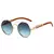 Óculos de sol gradiente redondo em metal, com frete grátis. Óculos de sol masculino e feminino com estilo, unindo lentes gradiente a um design redondo elegante em metal sofisticado.