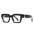 Óculos de sol feminino gradiente quadrado vintage com proteção UV400. Estilo retrô e moderno, lentes de resina 47mm x 36mm e armação de policarbonato. Perfeito para praia, compras ou passeios, unindo moda e cuidado com os olhos. Hoje com FRETE GRÄTIS!