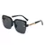 Óculos de sol máscara quadrada em acetato, com frete grátis. Óculos de sol feminino escuro com estilo oversize e design quadrado, feito em acetato para um visual sofisticado e impactante.