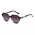 Óculos de sol polarizado oval em acetato e metal, com frete grátis. Óculos de sol feminino com estilo, unindo proteção polarizado a um design oval elegante em acetato e metal sofisticado.