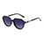 Óculos de sol polarizado oval em acetato e metal, com frete grátis. Óculos de sol feminino com estilo, unindo proteção polarizado a um design oval elegante em acetato e metal sofisticado.