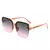 Óculos de sol máscara quadrada em acetato, com frete grátis. Óculos de sol feminino escuro com estilo oversize e design quadrado, feito em acetato para um visual sofisticado e impactante.