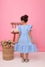 Vestido Elô azul - Chicletinha Kids & Teen
